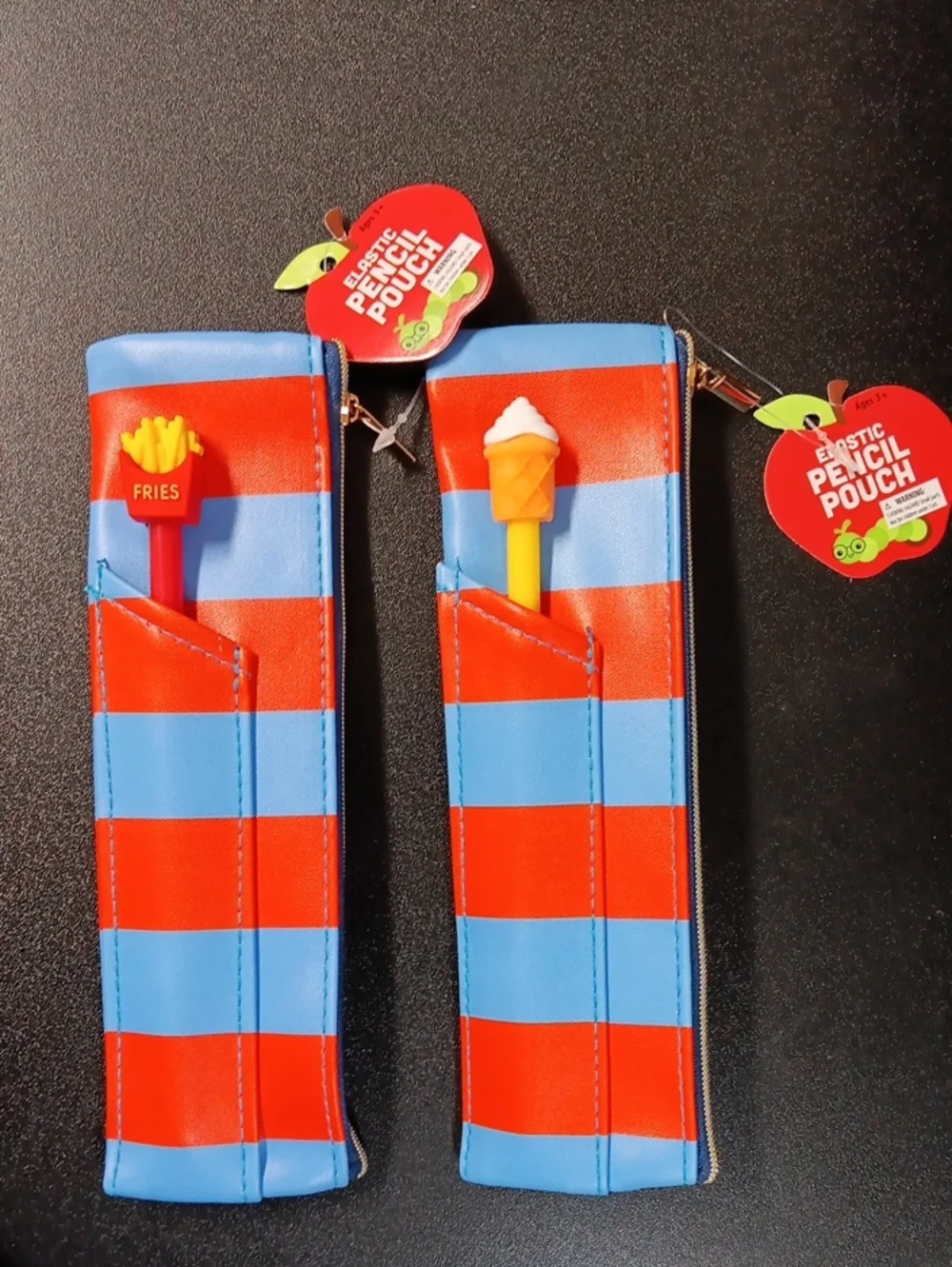 Pencil Case with Novelty Pens (New)